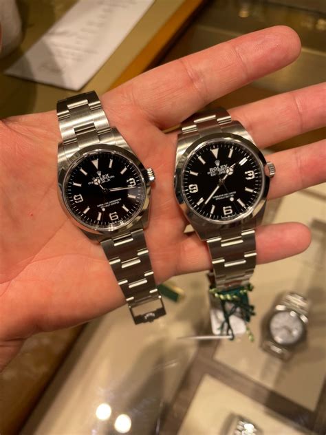 36mm rolex explorer homage|rolex explorer 36mm vs 40mm.